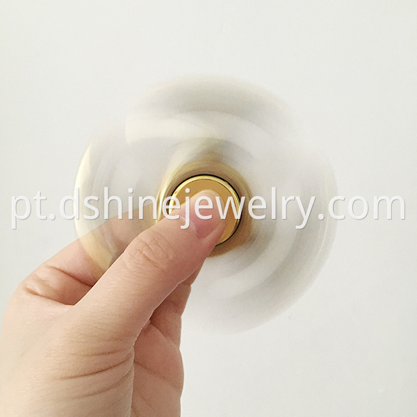 metallic hand spinner